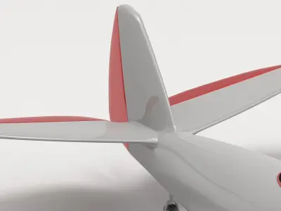Thunderbold P-47 Aircraft 3D model