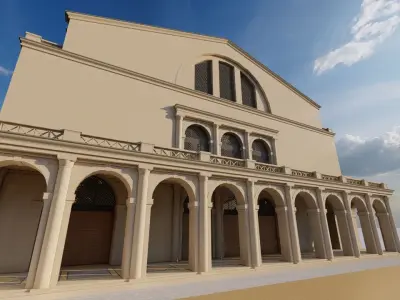 Commercial building-building classic 3D model get
