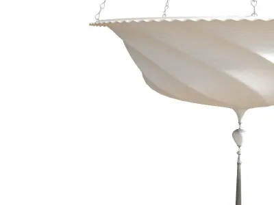 Scudo Saraceno Glass lamp Gold mosaic 3D model
