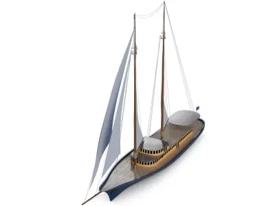 Sailing Yacht 3D model