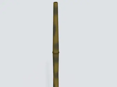Bamboo Low-poly 3D model