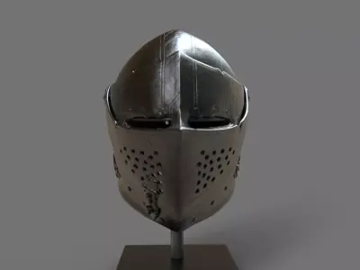 Jousting Helmet II - Ornamental 3D print model