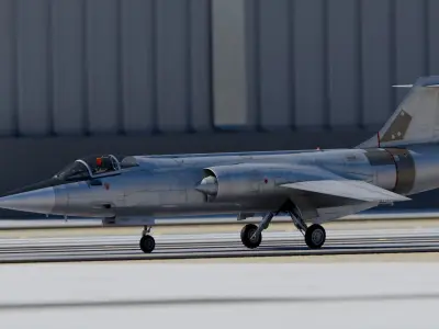 Lockheed F-104 Starfighter 3D model