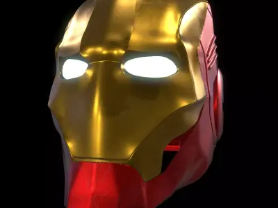 Ironman Helmet 3D model purchase
