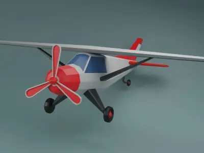 Aircrafts military helicopter Low-poly 3D model