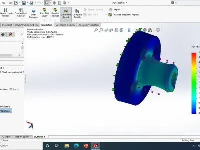 Elastic Sleeve-Pin Coupling solidworks model Free 3D model