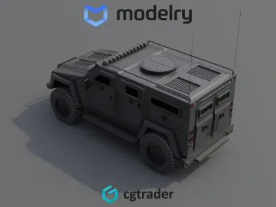 SWAT Vehicle 3D model get