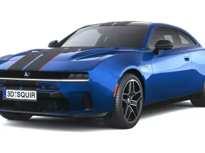 Dodge Charger Scat Pack Sixpack 2026 3D model