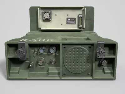 Ares Power Amplifier Unit Low-poly 3D model