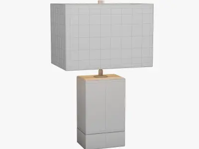 Lucent 2 Light Table Lamp in Antique Gold 3D model