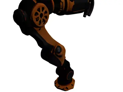 Futuristic Industrial Robotic Arm 3D model