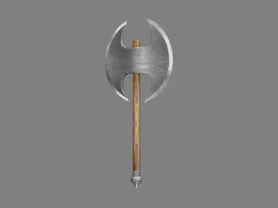 Medieval axe 3D model order
