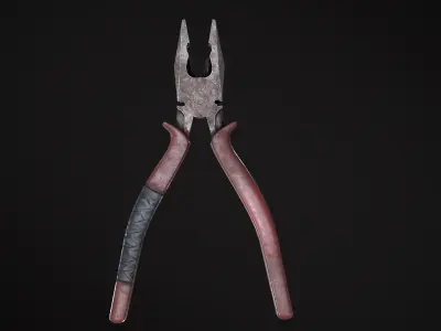 Pliar pliers Low-poly 3D model