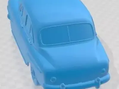 Seat 1400 1957 Printable Car 3D print model