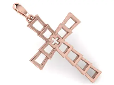 CROSS PENDANT CR167 3D print model