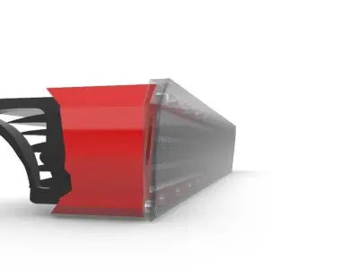 AR40 Intensity Light Bar Low-poly 3D model