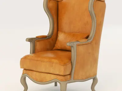 Country Corner Chateau armchair 3D model