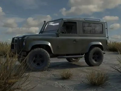Land Rover Defender 90 - 1998 3D model