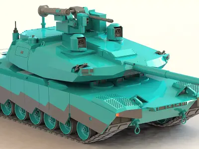 Abrams X 3D print model