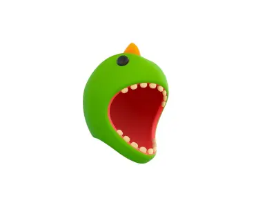 Prop034 Dinosaur Hat 3D model
