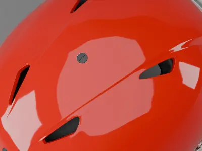American Football Helmet 3D model get