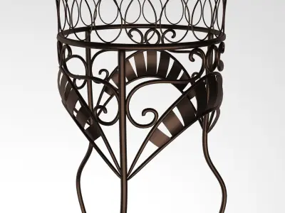 Classic high table 3D model