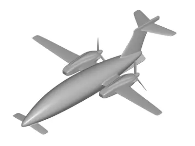 Piaggio P180 Avanti 3D model