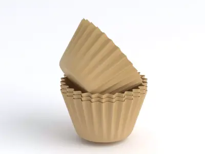 Cupcake Mould 3D model