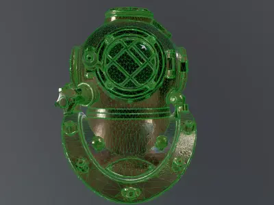 seaman helmet Free 3D model