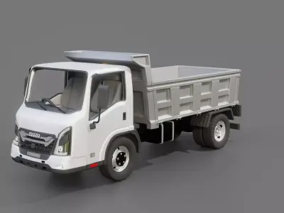Isuzu M27 Dump Truck 3D model