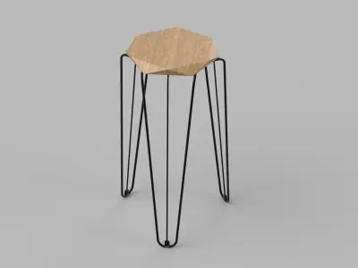 high chair 3D model