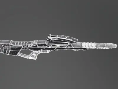 37gun gun Free low-poly 3D model
