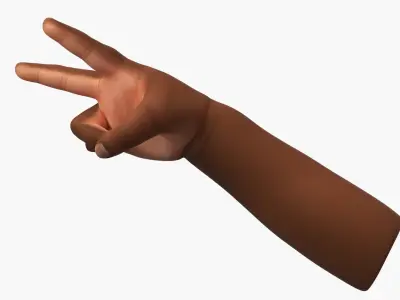  African Baby Hand Victory Gesture 