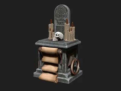 Altar of Protection - Wargames - Boardgames - Dioramas - Railway 3D print model