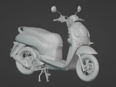 Scoopy New 2021 Low-poly 3D model