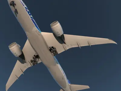 Boeing 787-8 Dreamliner All Nippon Airways 3D model