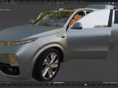 Lixiang  2024 Low-poly 3D model