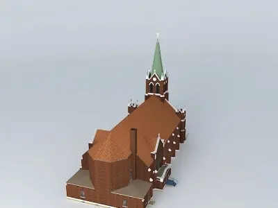 City Church Free 3D model