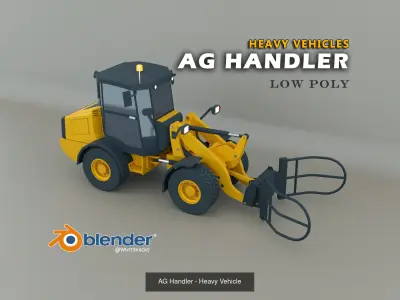 24 Heavy Vehicles - Mega Pack Low-poly