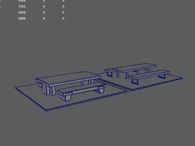 Outdoor Furniture 3D model purchase