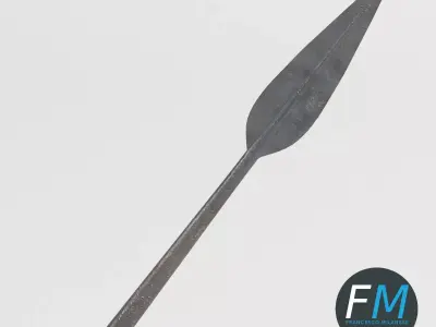Spartan spear 3D model