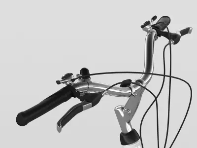 Generic woman s bicycle 3D model