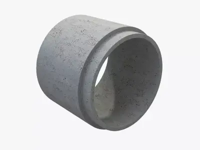 Concrete Pipe 3D model get