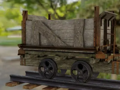 Mine Wagon 3D model