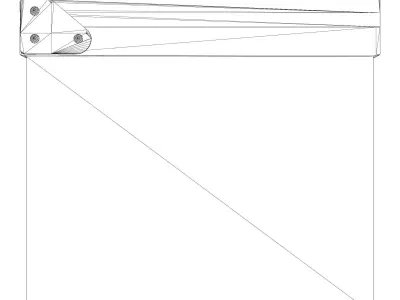 Clapperboard Ciak Low-poly 3D model