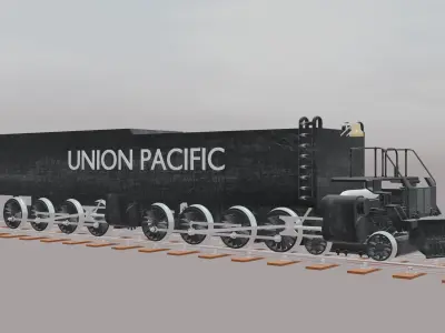 union pacific bigger boy 3D model