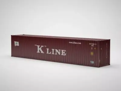 Cargo Container - KLINE - Contenedor de carga 3D model