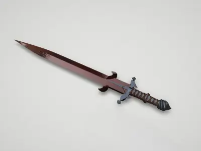 Game asset Noble Knights Wild-Skin Hilt Sword 3D model