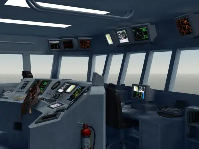 Ships Bridge A 3D model
