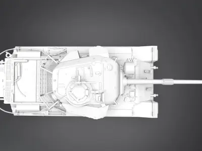 Centurion Mk5 Scale model 3D print model
